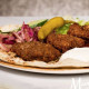 Chappal Kebab on Naan